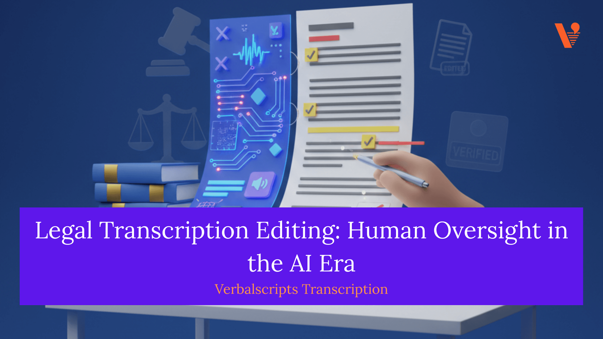 Legal Transcription Editing: Human Oversight in the AI Era