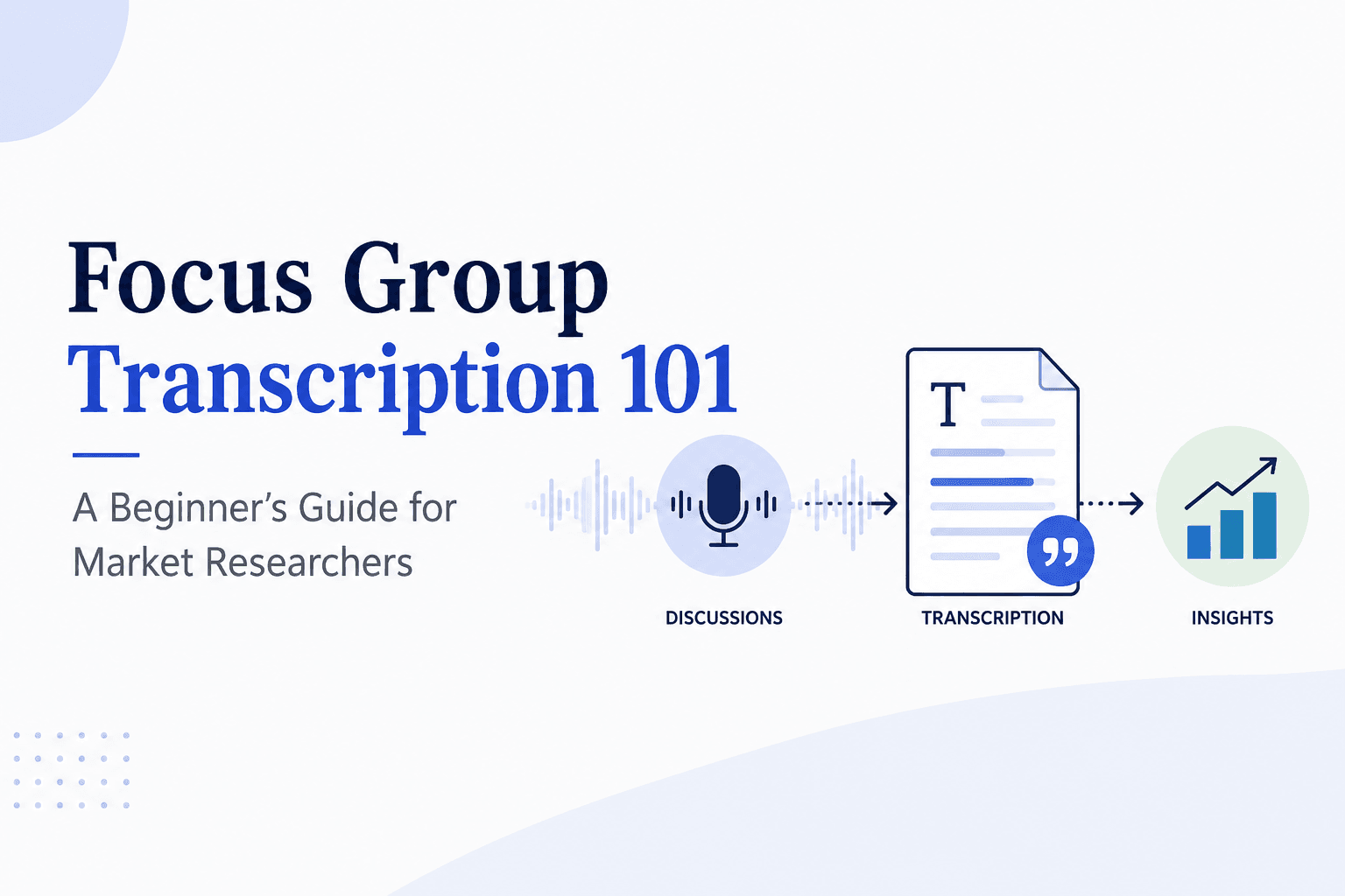 Verbalscripts Focus Group Transcription 101: A Beginner’s Guide for Market Researchers